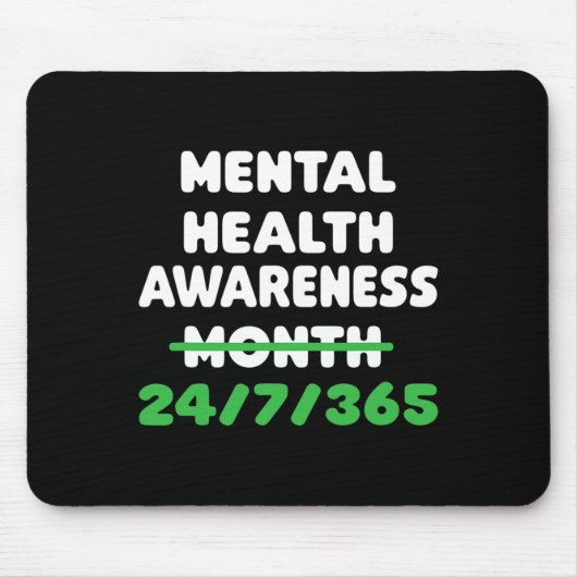 Gesundheitsbewusstsein für Suizidprävention Mousepad (Vorne)