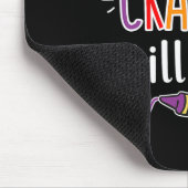 Gesundheitsbewusstsein gebrochen Crayons Standfarb Mousepad (Ecke)