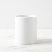 Gesundheitsbewusstsein Grüner Flachmeißel Kaffeetasse (Mittel)