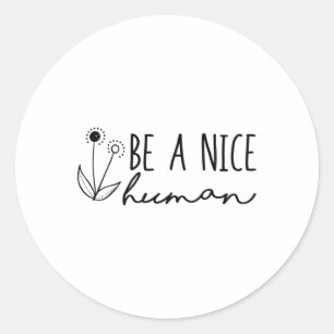 Gesundheitsbewusstsein ist ein netter Mensch Runder Aufkleber