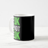 Gesundheitsbewusstsein Kaffeetasse (Vorderseite Links)