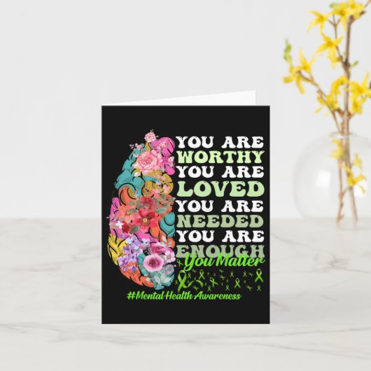 Gesundheitsbewusstsein Karte (Gelbe Blume)