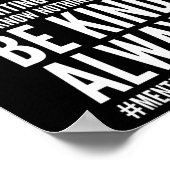 Gesundheitsbewusstsein Monat Ende des Stigma-posit Poster (Ecke)