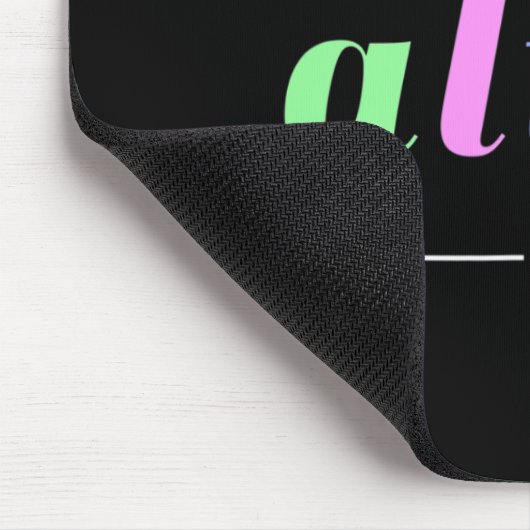 Gesundheitsbewusstsein noch lebendes Semicolon Rai Mousepad (Ecke)