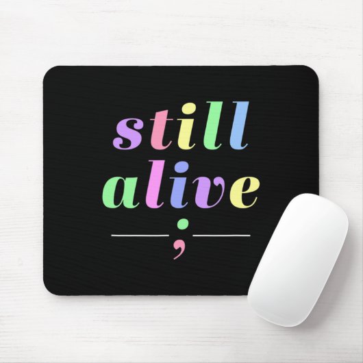 Gesundheitsbewusstsein noch lebendes Semicolon Rai Mousepad (Mit Mouse)