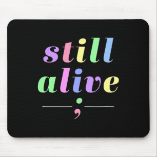 Gesundheitsbewusstsein noch lebendes Semicolon Rai Mousepad