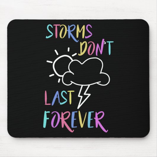 Gesundheitsbewusstsein - Regenbogen-Zitatstürme ha Mousepad (Vorne)