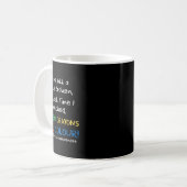 Gesundheitsbewusstsein Selbstmordverhütung Geschen Kaffeetasse (Vorderseite Links)