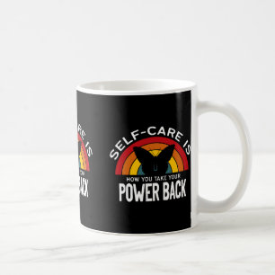 Gesundheitsbewusstsein Selbstversorgung nimmt Ihre Kaffeetasse