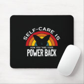 Gesundheitsbewusstsein Selbstversorgung nimmt Ihre Mousepad (Mit Mouse)