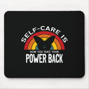 Gesundheitsbewusstsein Selbstversorgung nimmt Ihre Mousepad