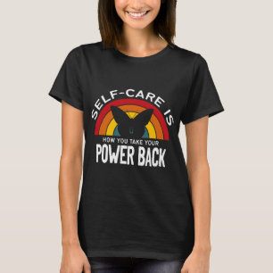 Gesundheitsbewusstsein Selbstversorgung nimmt Ihre T-Shirt