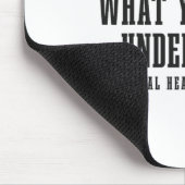 Gesundheitsbewusstsein soll nicht beurteilen, was  mousepad (Ecke)