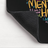 Gesundheitsbewusstsein verleiht Depression Mousepad (Ecke)