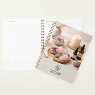 Gesundheitscoach Holistische Therapie Neutral Beig Planer