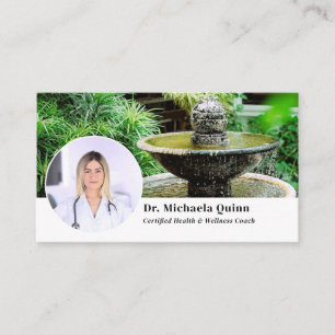 Gesundheitscoach Profilfoto QR-Code Visitenkarte