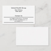 Gesundheitsdienstleistungen - Design der Visitenka Visitenkarte (Vorne/Hinten)