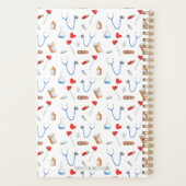 Gesundheitsfacharzt oder Krankenpfleger Personalis Planer (Rückseite)