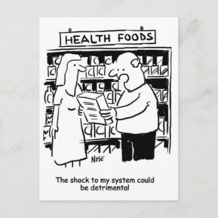 Gesundheitsfood könnte der Gesundheit des Menschen Postkarte
