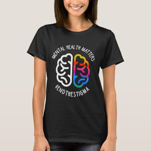 Gesundheitsfragen beenden Stigma T-Shirt (Vorderseite)