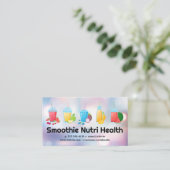 Gesundheitsfruchtgetränke Visitenkarte (Stehend Vorderseite)