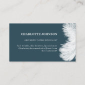 Gesundheitsfürsorge Beruflich Modernes Blaues Fede Visitenkarte (Rückseite)