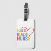 Gesundheitsfürsorge Gepäckanhänger (Vorderseite Vertikal)