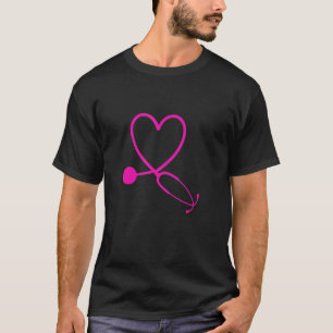 Gesundheitsfürsorge Herz Stethoscope Registered Nu T-Shirt
