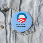 Gesundheitsfürsorge ist ein Menschenrecht Button (Beispiel)