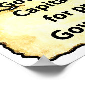 Gesundheitsfürsorge ist kein Recht! Poster (Ecke)