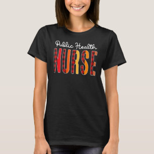 Gesundheitsfürsorge Karierte rote Liebe Herz Steth T-Shirt