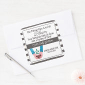 Gesundheitsfürsorge Pflanze bei der Überweisung an Quadratischer Aufkleber (Umschlag)