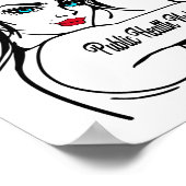 Gesundheitsfürsorge Rosie Das Riveter-Button hoch Poster (Ecke)