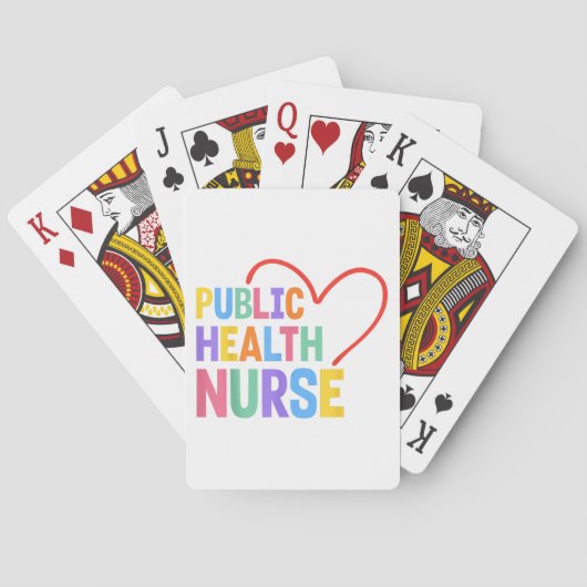 Gesundheitsfürsorge Spielkarten (Rückseite)