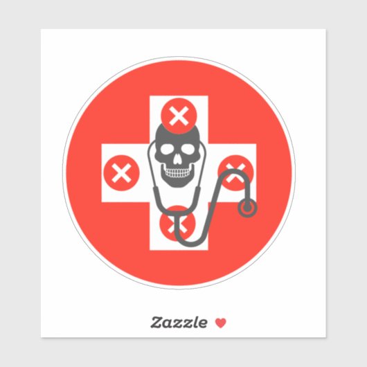 Gesundheitsgefährdung Aufkleber (Blatt)