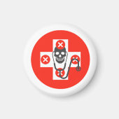 Gesundheitsgefährdung Magnet (Vorne)