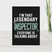 Gesundheitsinspektor Beruf Gesundheitswesen _1  Karte (Vorderseite)