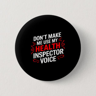 Gesundheitsinspektor Beruf Gesundheitswesen Button