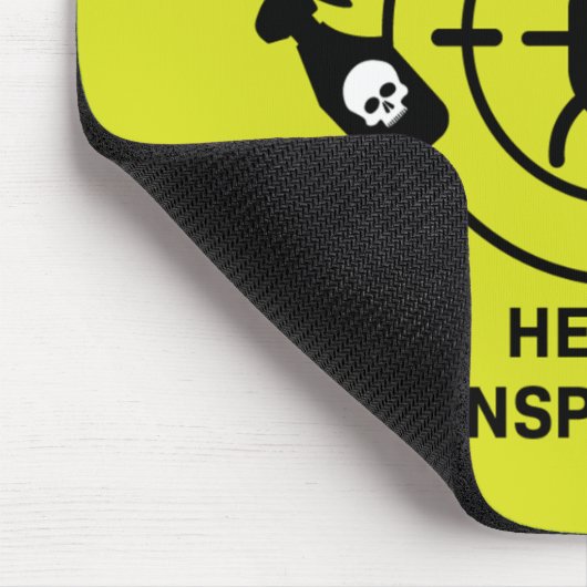Gesundheitsinspektor Mousepad (Ecke)