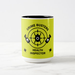 Gesundheitsinspektor Zweifarbige Tasse