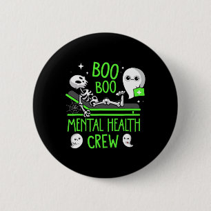 Gesundheitskrankenschwester Psych Boo Boo Crew Kra Button