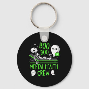 Gesundheitskrankenschwester Psych Boo Boo Crew Kra Schlüsselanhänger