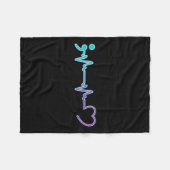 Gesundheitskrankheit Herzschlag Suizidprävention Fleecedecke (Vorderseite (Horizontal))