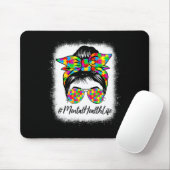 Gesundheitslehre Bun Women Support Autismus Awaren Mousepad (Mit Mouse)