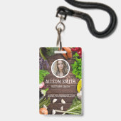 Gesundheitslehrer, Ernährungsberater Ausweis (Vorderseite mit Lanyard)