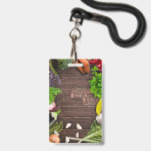 Gesundheitslehrer, Ernährungsberater Ausweis (Rückseite mit Lanyard)