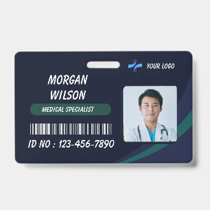 Gesundheitspflege Krankenpfleger Foto-ID-Ausweis K Ausweis
