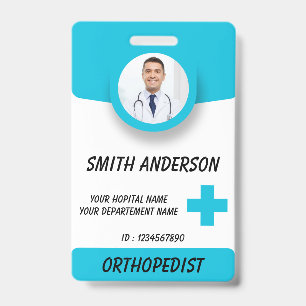 Gesundheitspflege-Krankenschwester-Foto-ID-Ausweis Ausweis