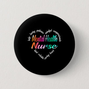 Gesundheitspflege Krankenschwester Herz Wortwolke Button