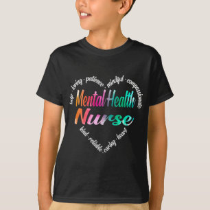 Gesundheitspflege Krankenschwester Herz Wortwolke  T-Shirt